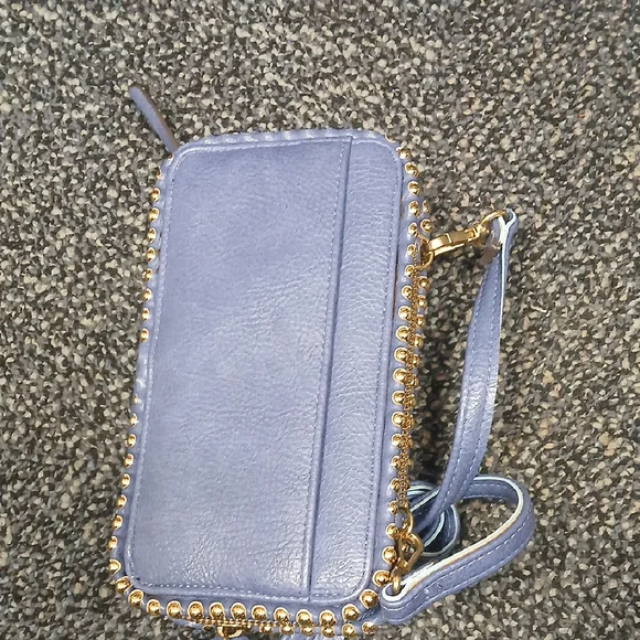 Max Studio Periwinkle Studded Clutch - Picture 8 of 11